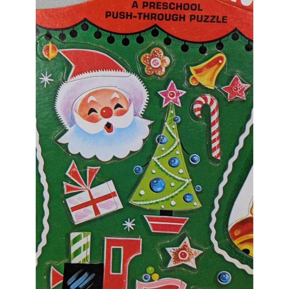 RAND MCNALLY Christmas Stocking‎ Puzzle 1973